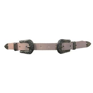Cute Pink Dual Buckle Belt